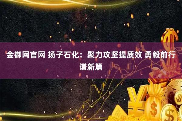 金御网官网 扬子石化：聚力攻坚提质效 勇毅前行谱新篇