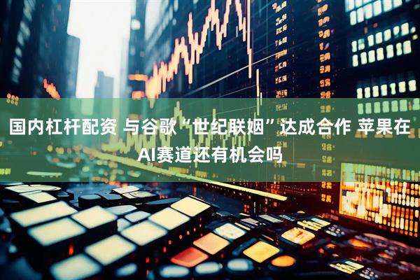 国内杠杆配资 与谷歌“世纪联姻”达成合作 苹果在AI赛道还有机会吗